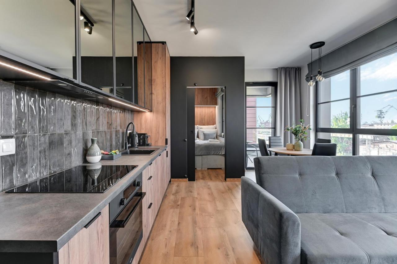Doki Living & Foodhall By Downtown Apartments Gdańsk Eksteriør bilde