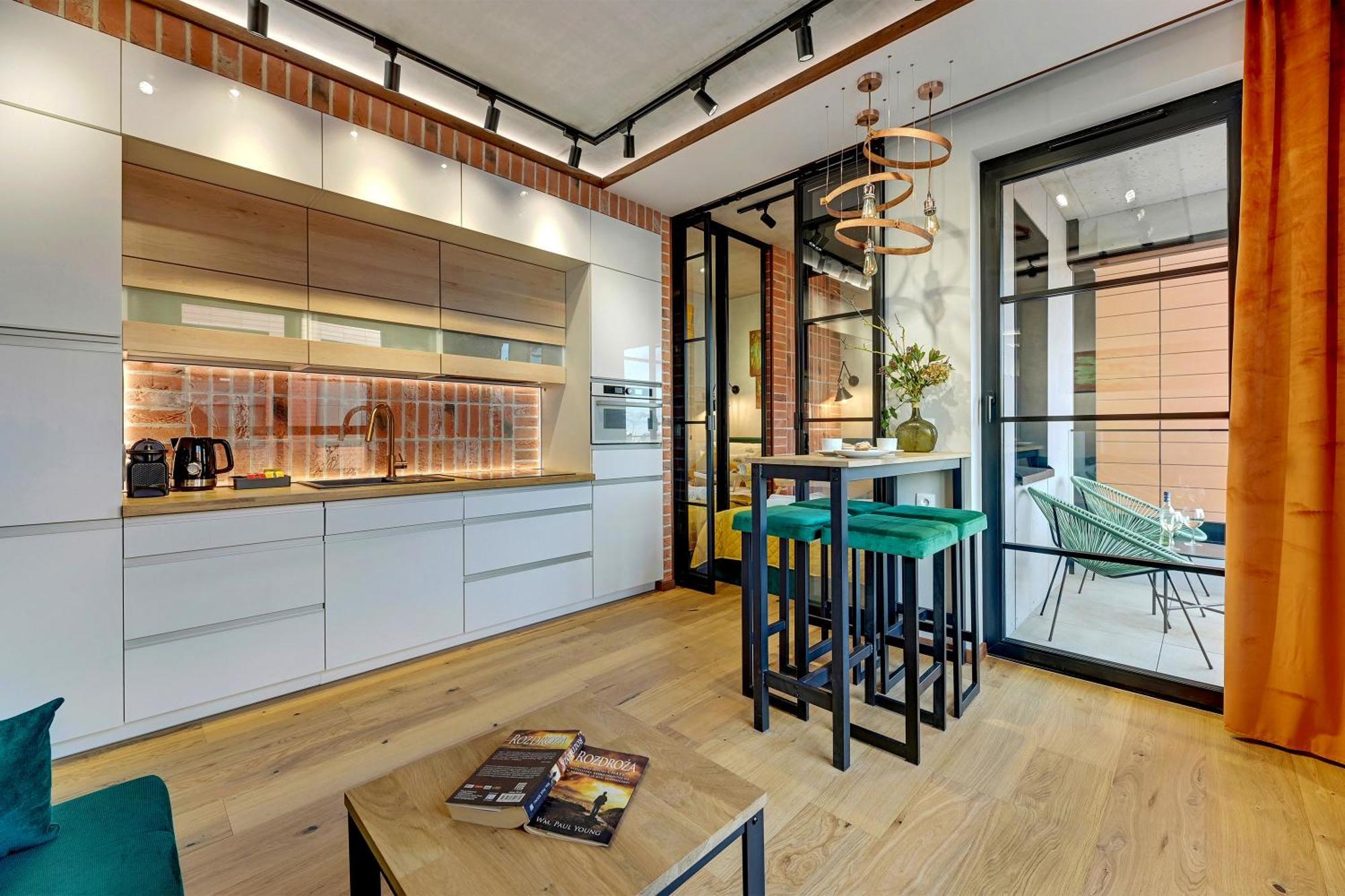 Doki Living & Foodhall By Downtown Apartments Gdańsk Rom bilde